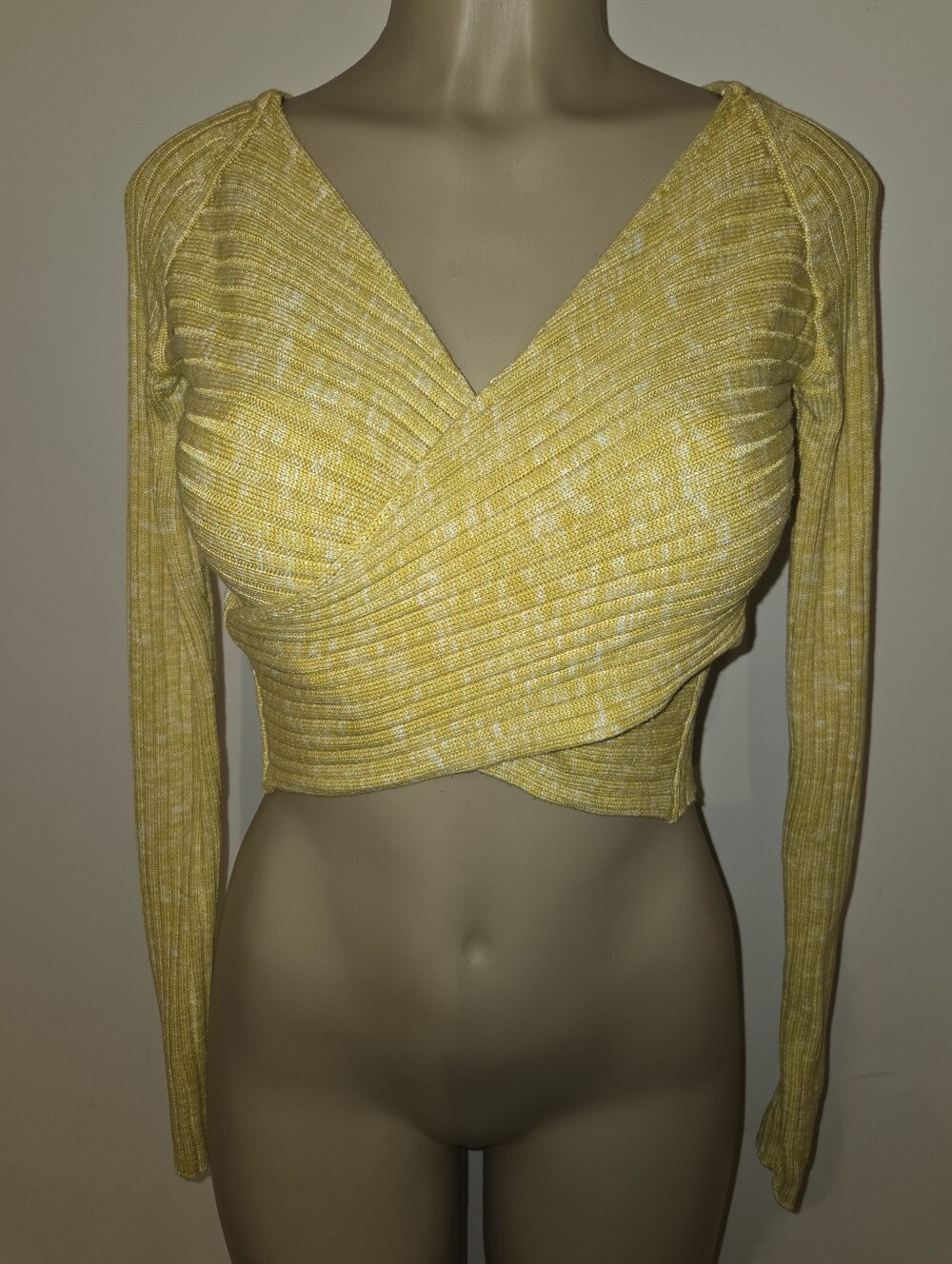 Yellow/gold Crop Top